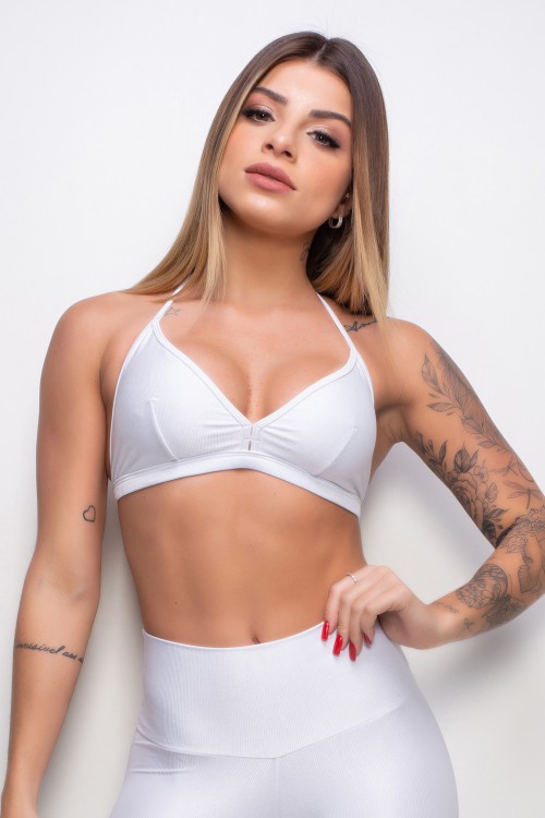 Top Fitness Essence white decotado