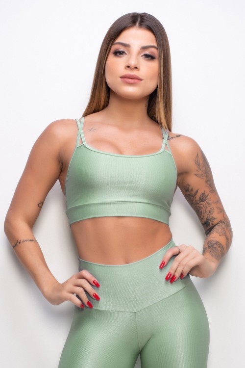 Top Fitness Essence menta com tiras