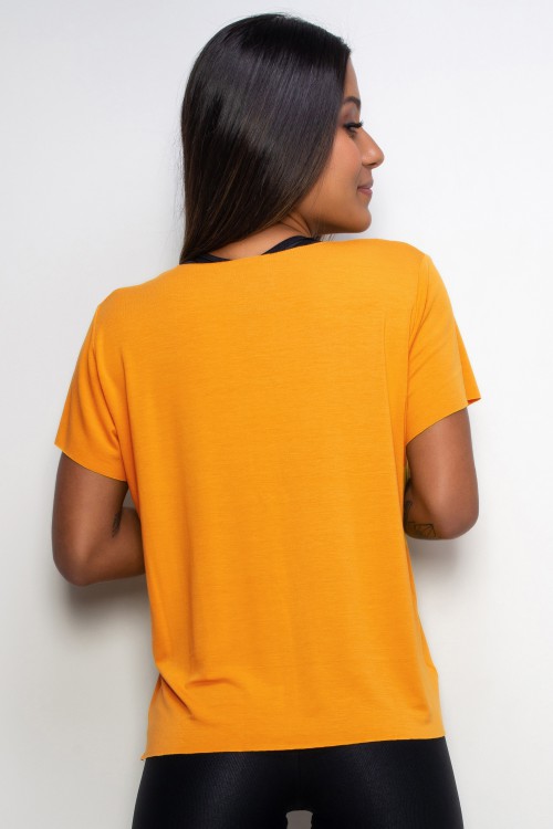 Blusa Fitness Soulfitness amarela by Felipe Guga