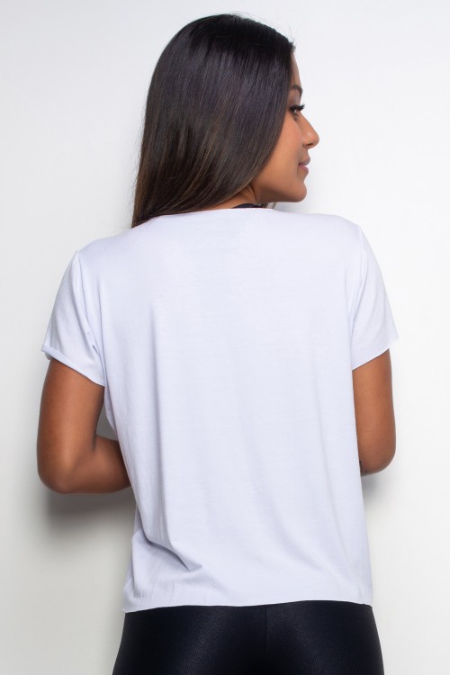 Blusa Fitness Soulfitness branco by Felipe Guga