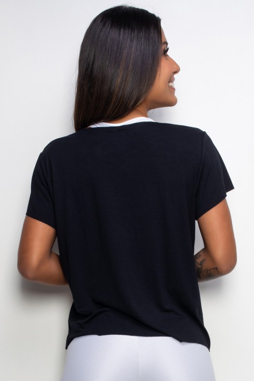 Blusa Fitness Soulfitness preta by Felipe Guga