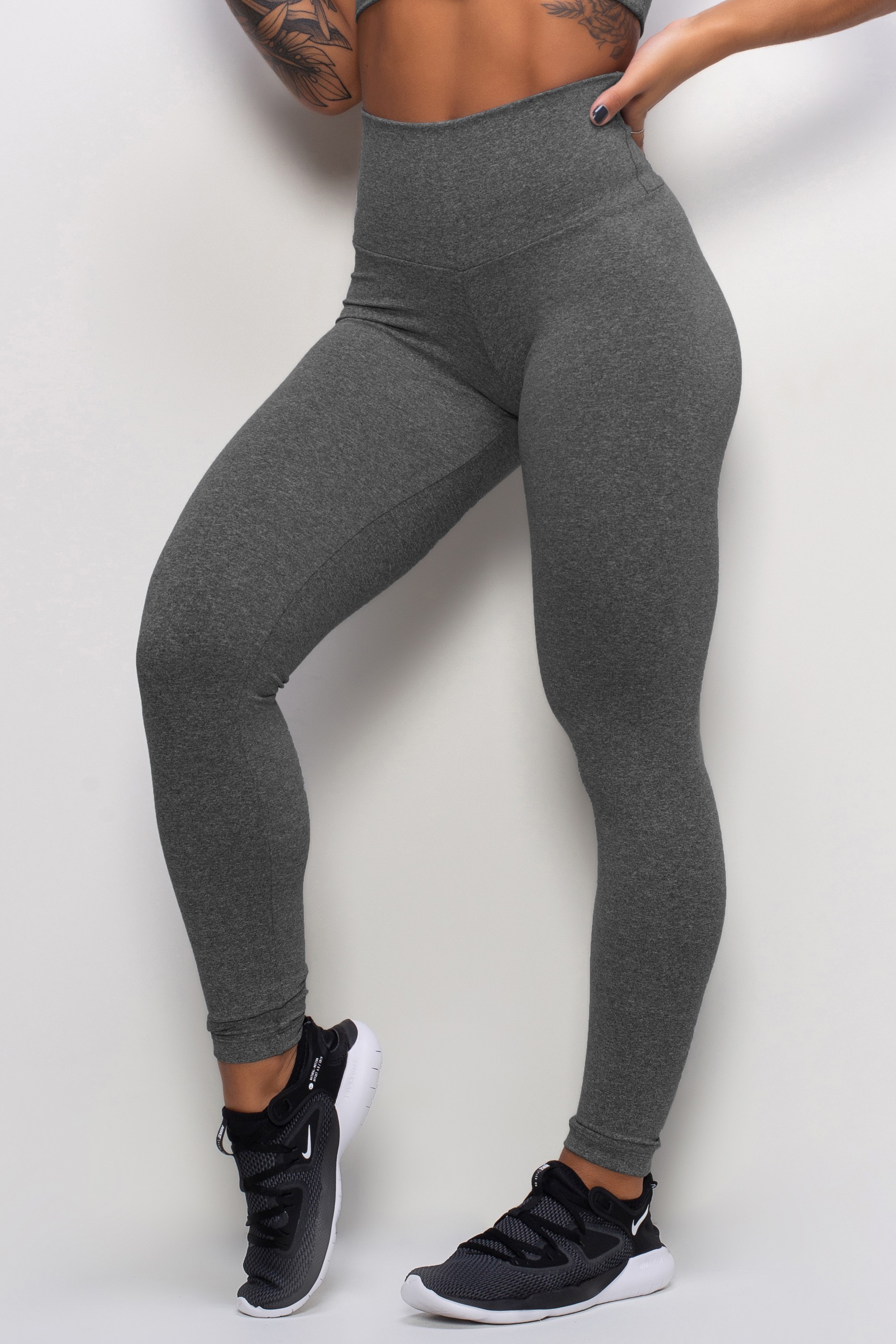 calça legging mescla