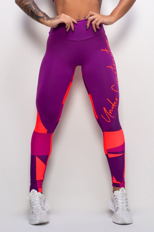 Calça Legging Roxa Under Construction