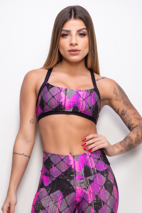 Top Fitness Estampado Warrior