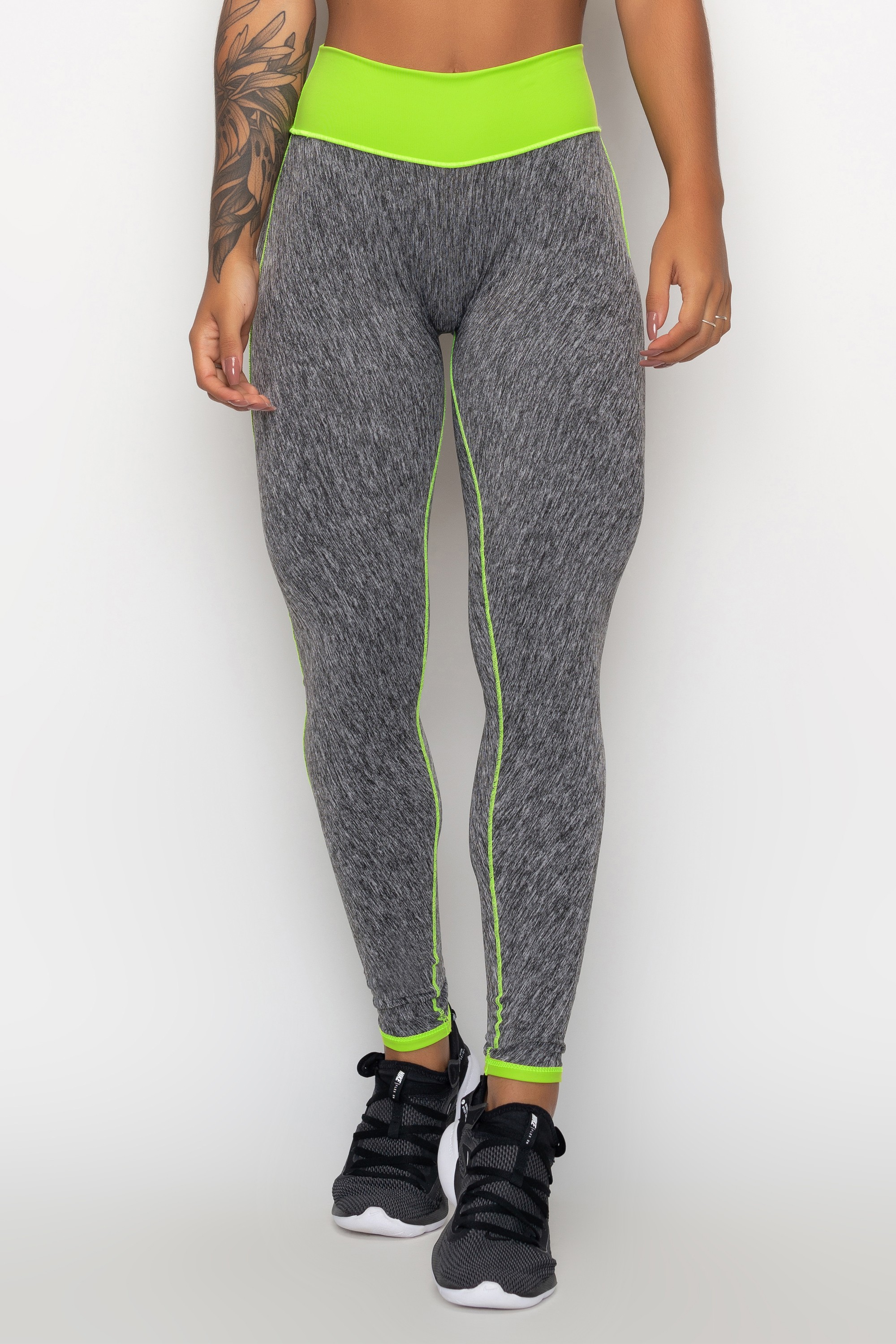 calça legging dupla face