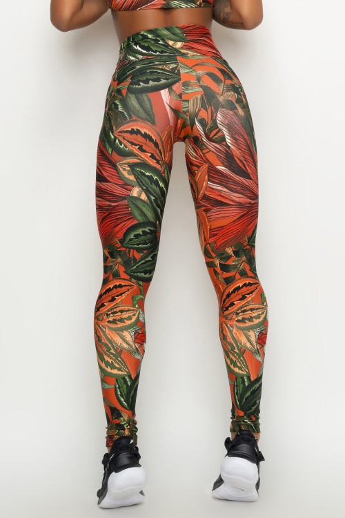 Calça Legging Estampada Trancoso