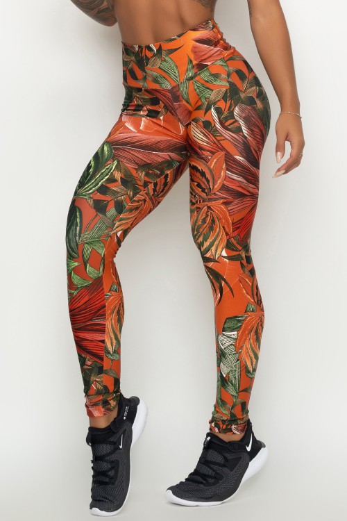 Calça Legging Estampada Trancoso