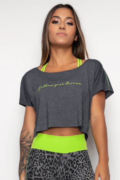 Blusa Fitness Follow your Dreams