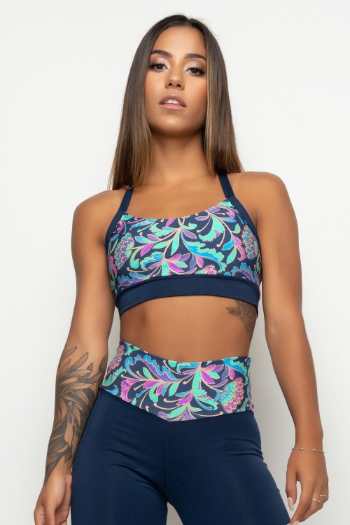 Top Fitness Estampado Maldivas