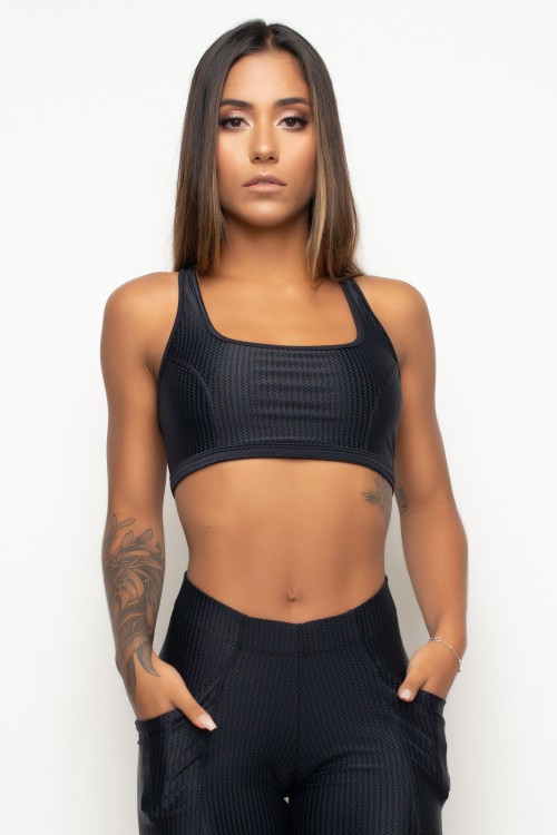 Top Fitness com textura Glorious