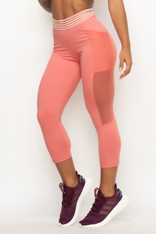 Calça Legging Midi Patriot com bolso