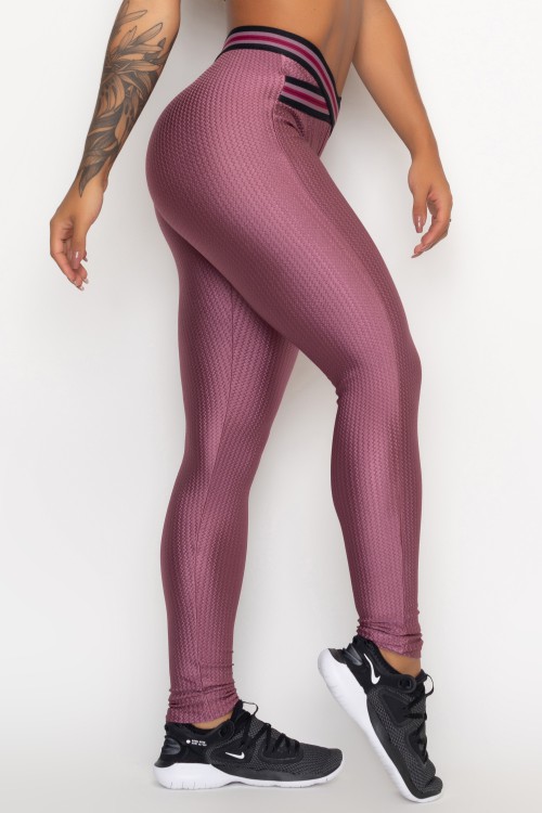 Calça Legging Paparazzi roxa