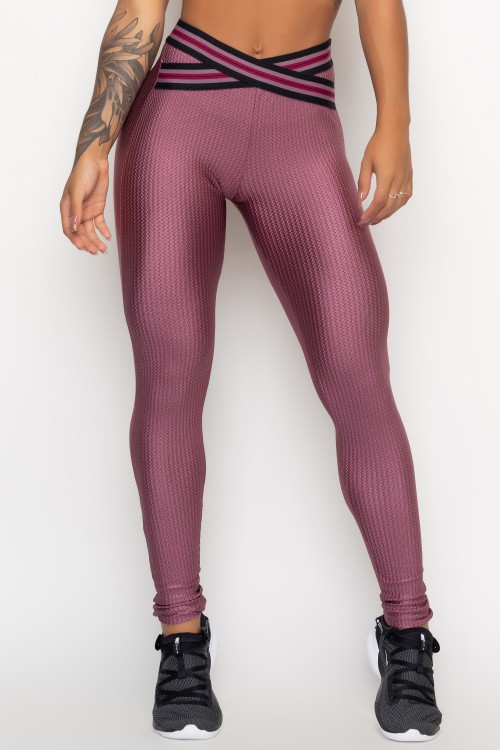 Calça Legging Paparazzi roxa