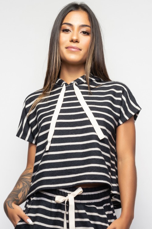 Blusa de moletinho orgânico Flora