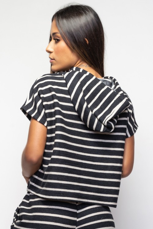 Blusa de moletinho orgânico Flora