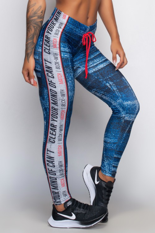 Calça Legging Sublimada Clear your Mind