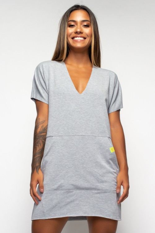 Vestido Angê Athleisure mescla