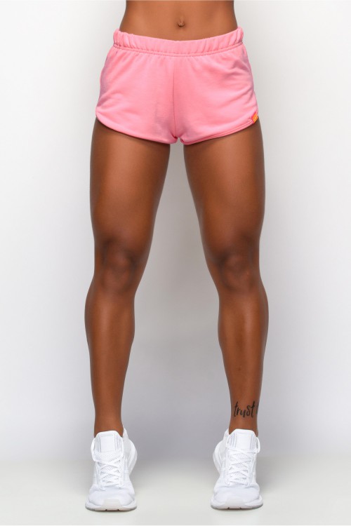 Short Básico Angê Athleisure rosa candy