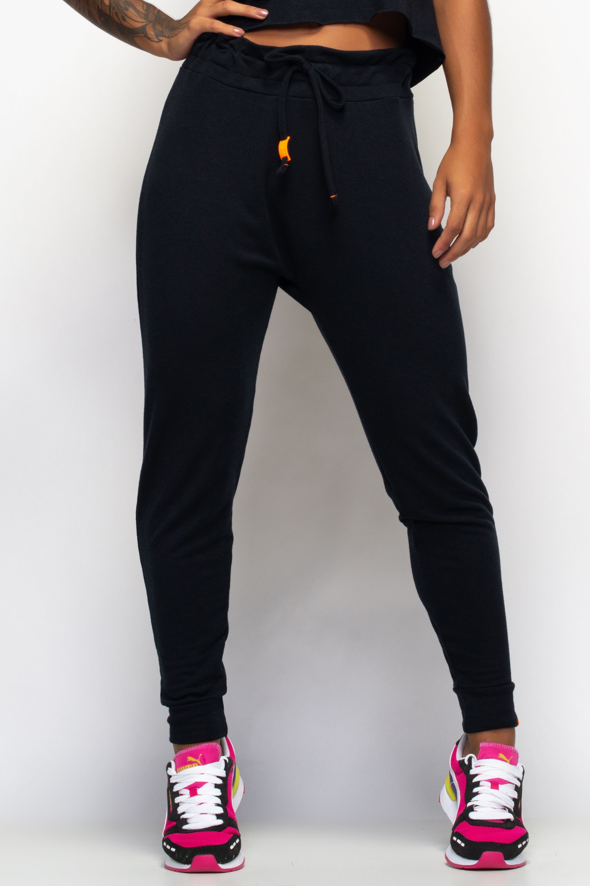 Calça shop saruel preta