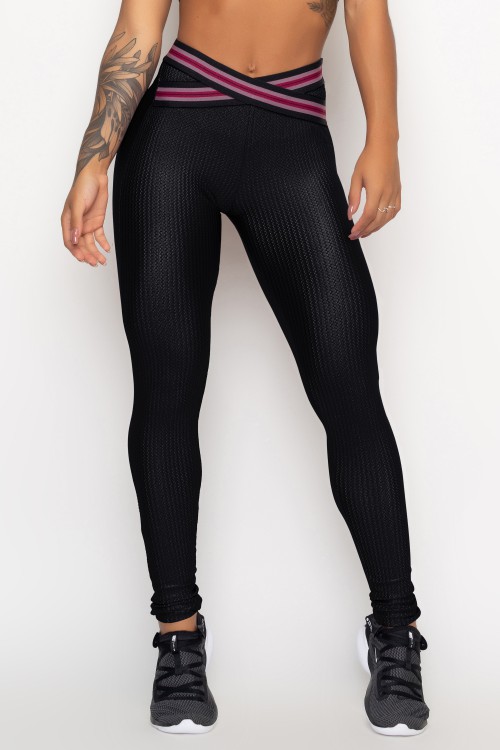 Calça Legging Paparazzi preta