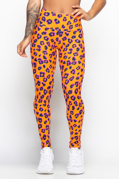 Calça Legging Estampada Feline