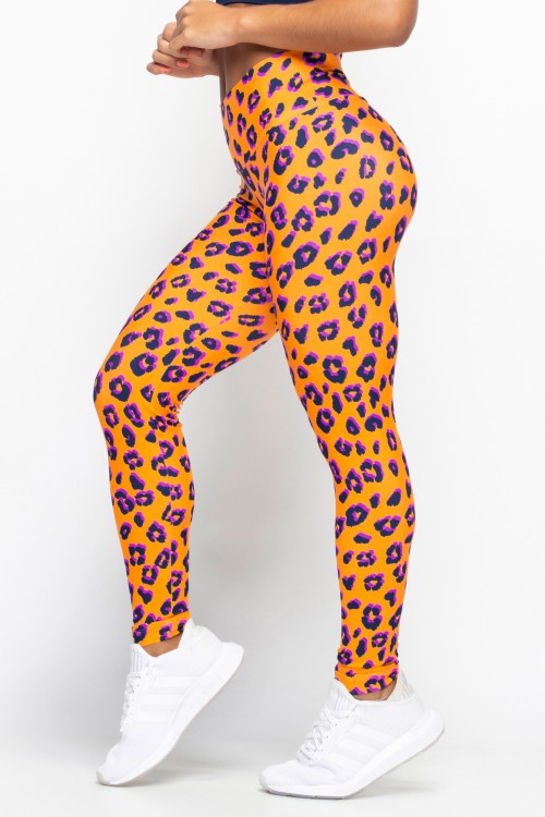Calça Legging Estampada Feline