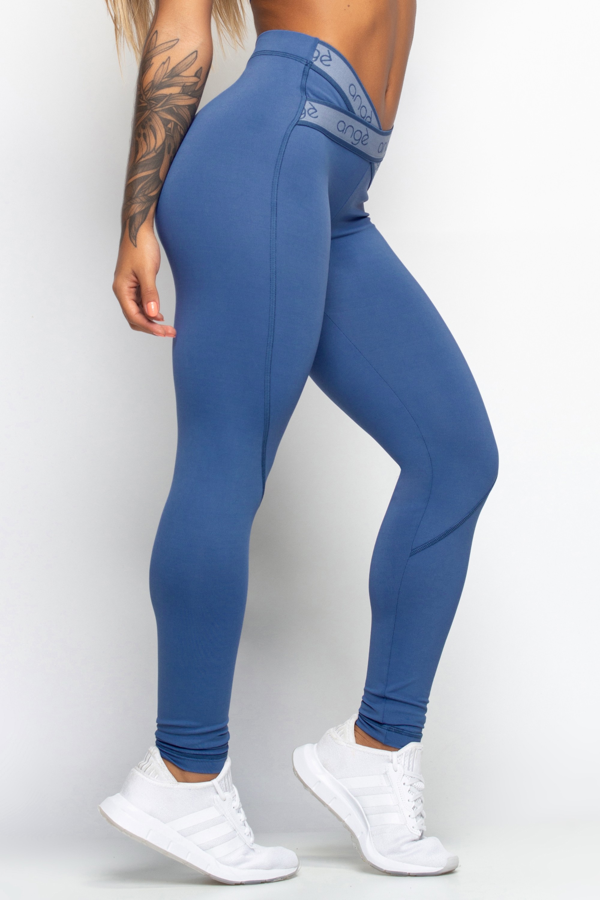 Legging Fitness Transparente Azul - CAL5238 | D.Capelato