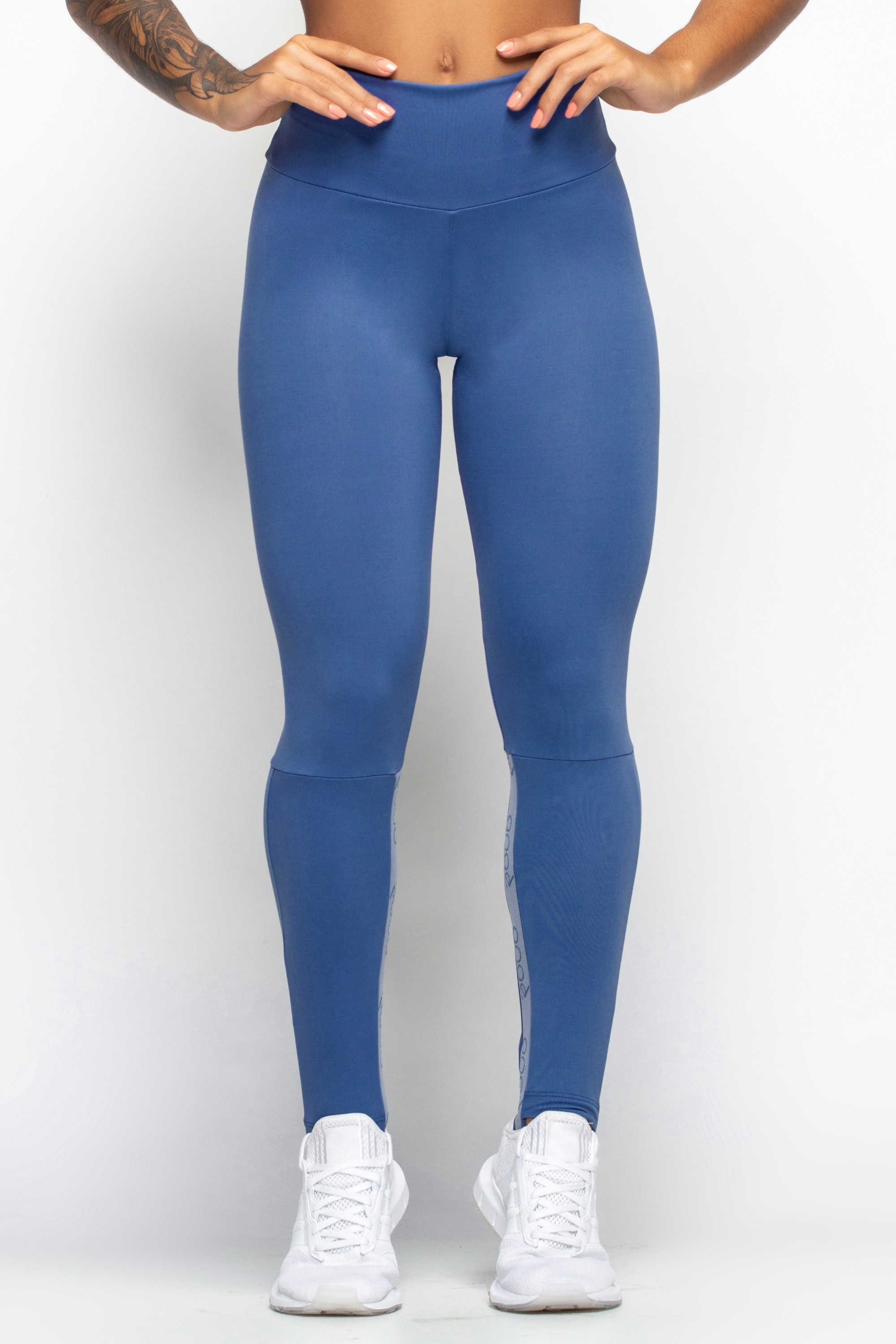 Calça Legging Lilás Midi com bolso Essence