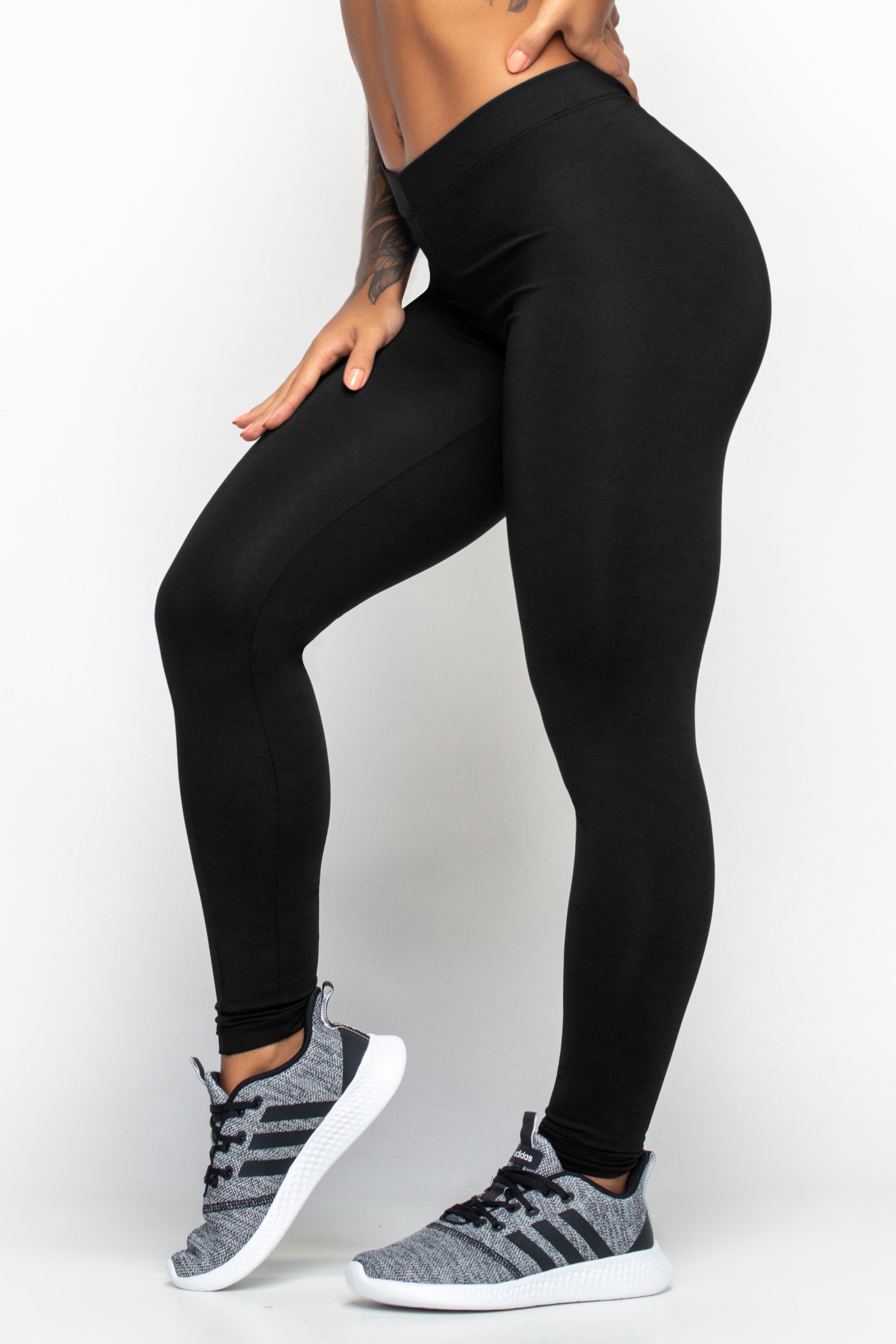 Calça Legging Preta com Bolso Power