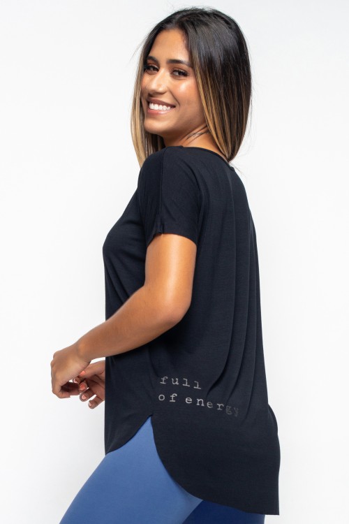 Blusa preta Full of Energy