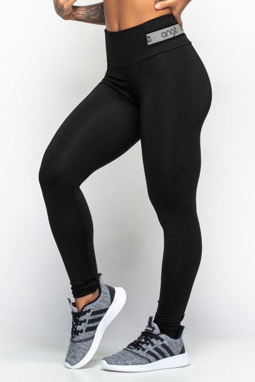 Calça Legging Preta Pump