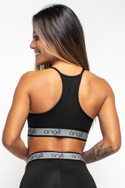 Top Preto Sporty