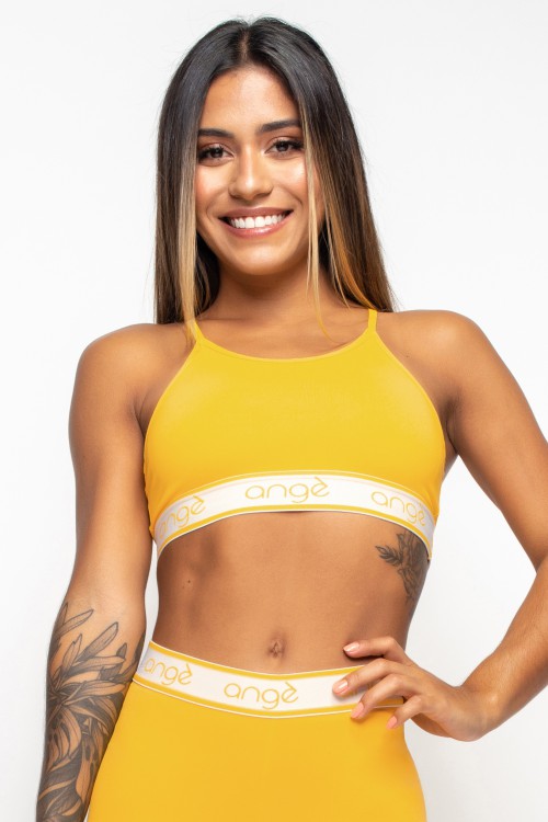 Top Amarelo Sporty