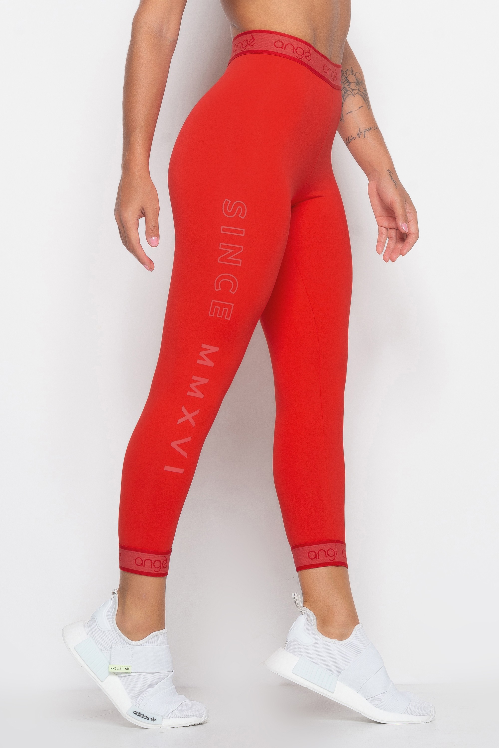 Calça Legging Vermelha Midi MMXVI