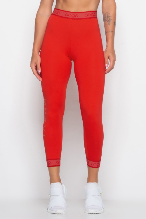 Calça Legging Vermelha Midi MMXVI