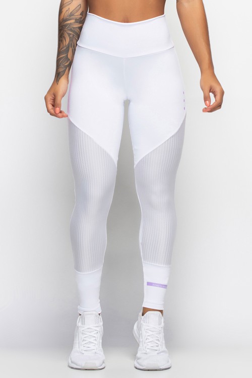 Calça Legging Branca Destroyer