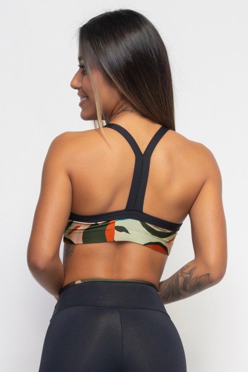 Top Estampado Folhagem