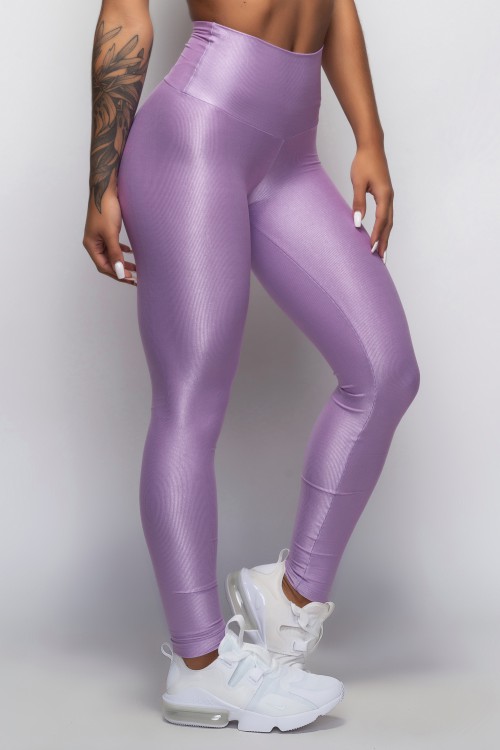 Calça Legging Lilás com cintura alta Essence