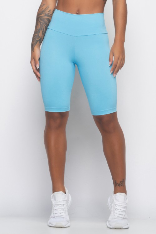 Bermuda Ciclista Azul Claro