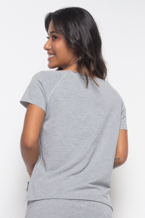 Blusa Mescla Raglan Angê Athleisure