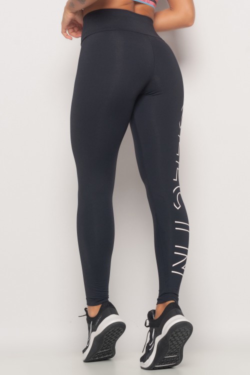 Calça Legging Preta Invincible