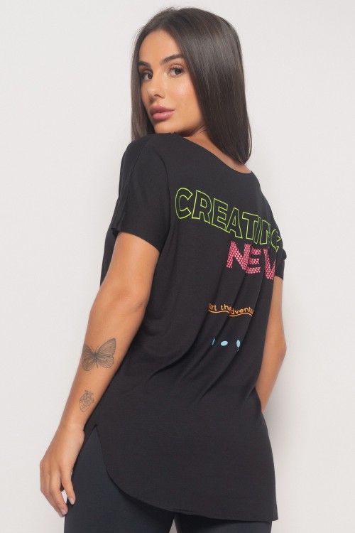 Blusa Preta Creating New