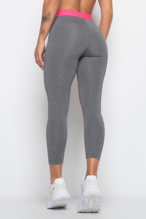 Calça Legging Mescla Midi Hashtag