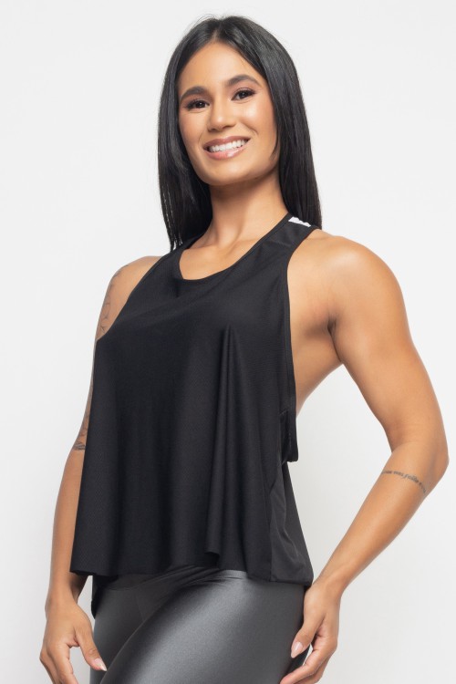 Regata Preta Dry Fit Motivation
