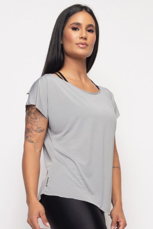 Blusa Cinza Dry Fit Sunshine