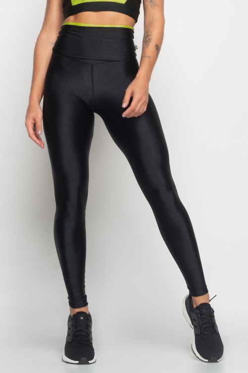 Calça Legging Preta cós versátil Bong