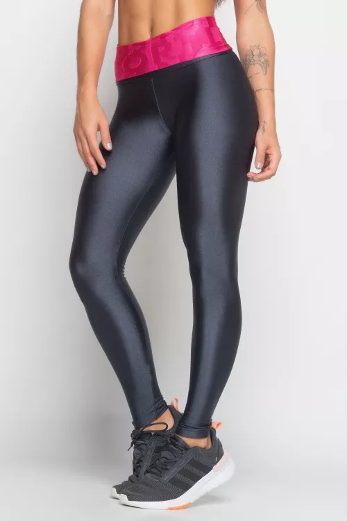 Calça Legging Grafite cós versátil Bong
