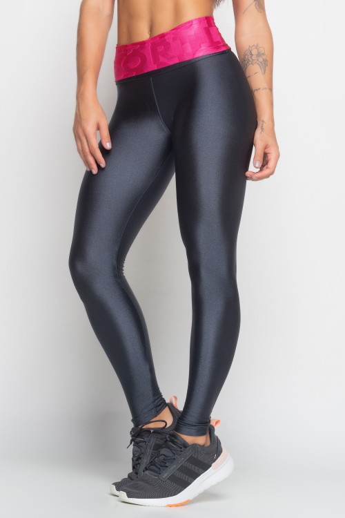 Calça Legging Grafite cós versátil Bong