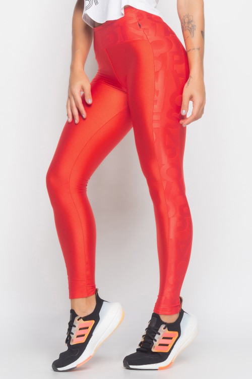 Calça Legging Tomate com brilho e textura Flip