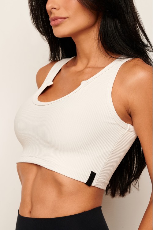Top Cropped Ultra Sculpt Vanilla
